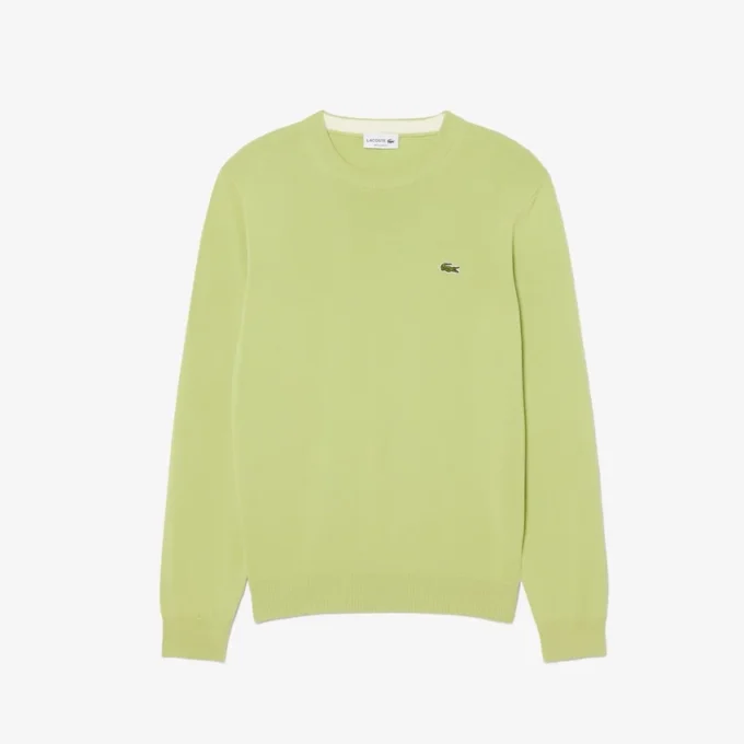 Herren-Pullover aus Baumwolle mit Rundhalsausschnitt