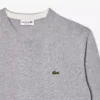 Herren-Pullover aus Baumwolle mit Rundhalsausschnitt