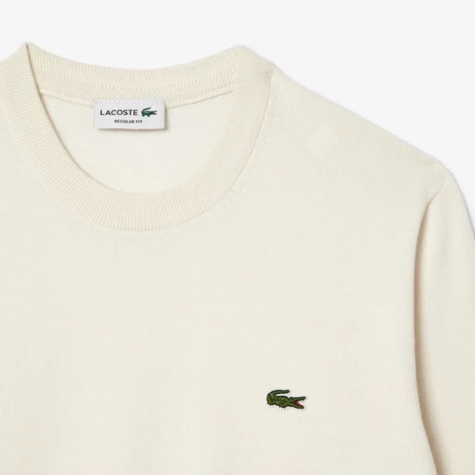 Herren-Pullover aus Baumwolle mit Rundhalsausschnitt