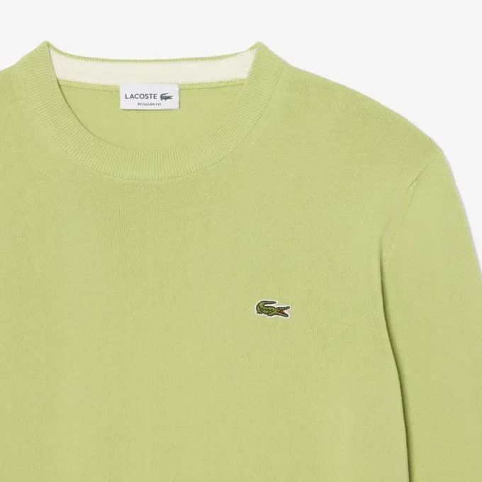 Herren-Pullover aus Baumwolle mit Rundhalsausschnitt