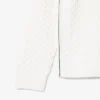 Herren-Pullover aus Baumwolle mit Zopfmuster