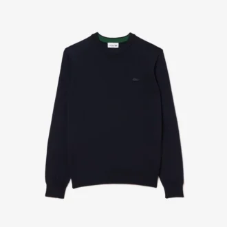 Herren-Pullover aus Merinowolle mit Rundhalsausschnitt