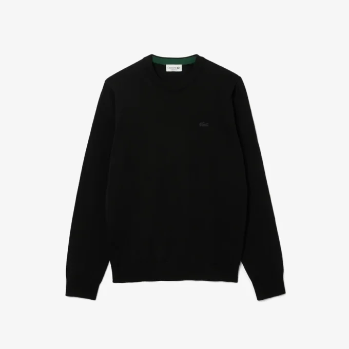 Herren-Pullover aus Merinowolle mit Rundhalsausschnitt