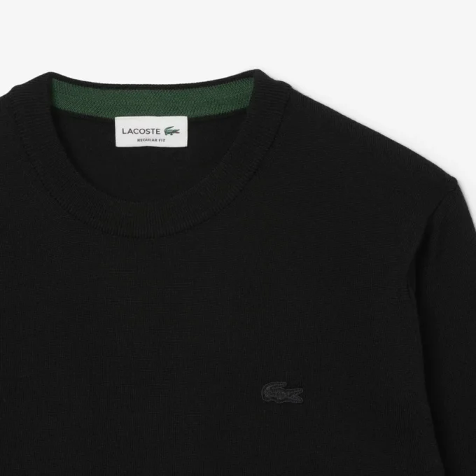 Herren-Pullover aus Merinowolle mit Rundhalsausschnitt