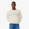 Herren-Pullover aus Wolle mit Intarsien-Logo