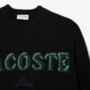 Herren-Pullover aus Wolle mit Intarsien-Logo