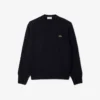 Herren-Pullover aus Wolle mit Rundhalsausschnitt