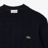 Herren-Pullover aus Wollstrick mit Rundhalsausschnitt