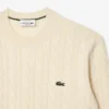 Herren-Pullover aus Wollstrick mit Rundhalsausschnitt