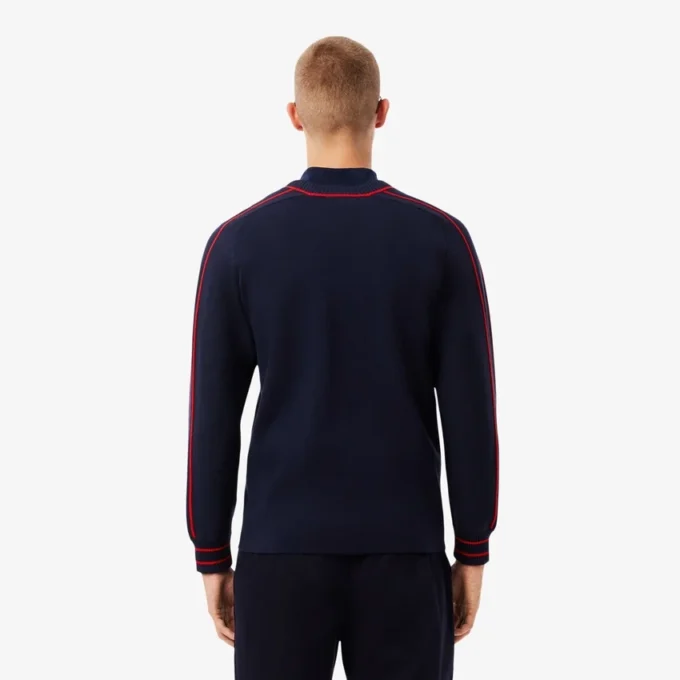 Herren-Pullover mit V-Ausschnitt und Streifenmuster aus der Archive Edition