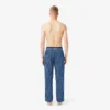 Herren-Pyjama-Hose aus Popeline mit Monogramm