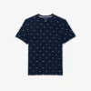 Herren-Pyjama-Oberteil mit Krokodil-Print