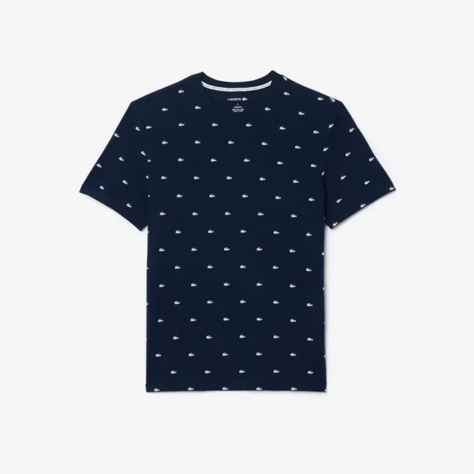 Herren-Pyjama-Oberteil mit Krokodil-Print