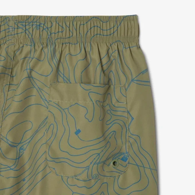 Herren-Retroshorts in mittlerer Länge mit Print