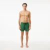 Herren-Retroshorts mit Krokodil-Print