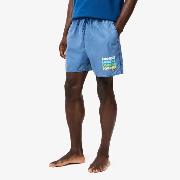 Herren-Retroshorts mit Washed-Effekt