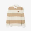 Herren-Rugby-Poloshirt in Relaxed Fit mit Streifen