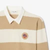 Herren-Rugby-Poloshirt in Relaxed Fit mit Streifen
