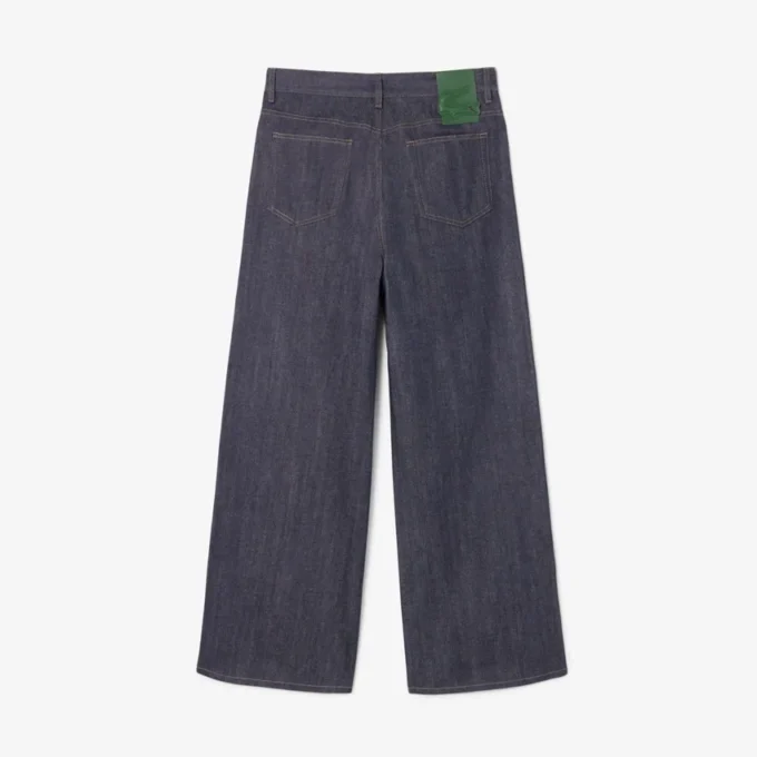 Herren-Runway-Jeans mit weitem Bein und Webkante