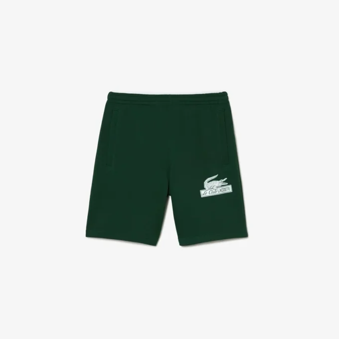 Herren-Shorts aus ungebürstetem Bio-Baumwollfleece