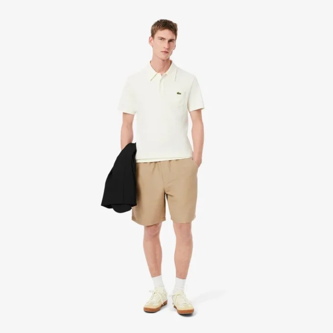 Herren-Shorts aus Woll-Blend in Regular Fit