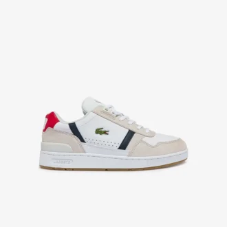 Herren-Sneaker aus Leder mit T-Clip