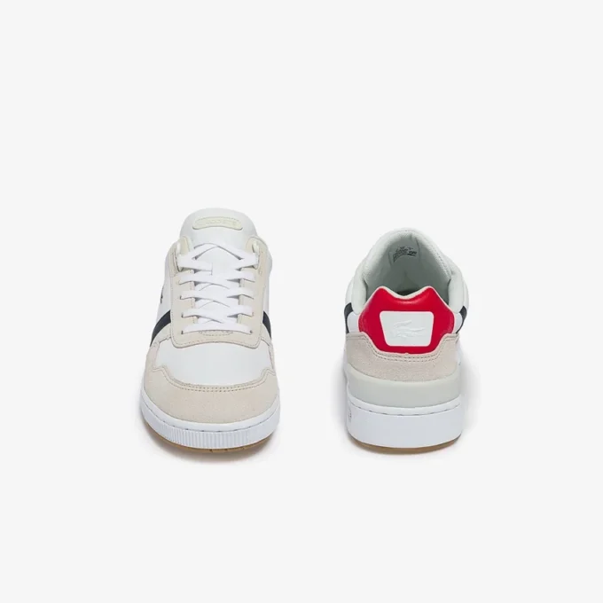 Herren-Sneaker aus Leder mit T-Clip