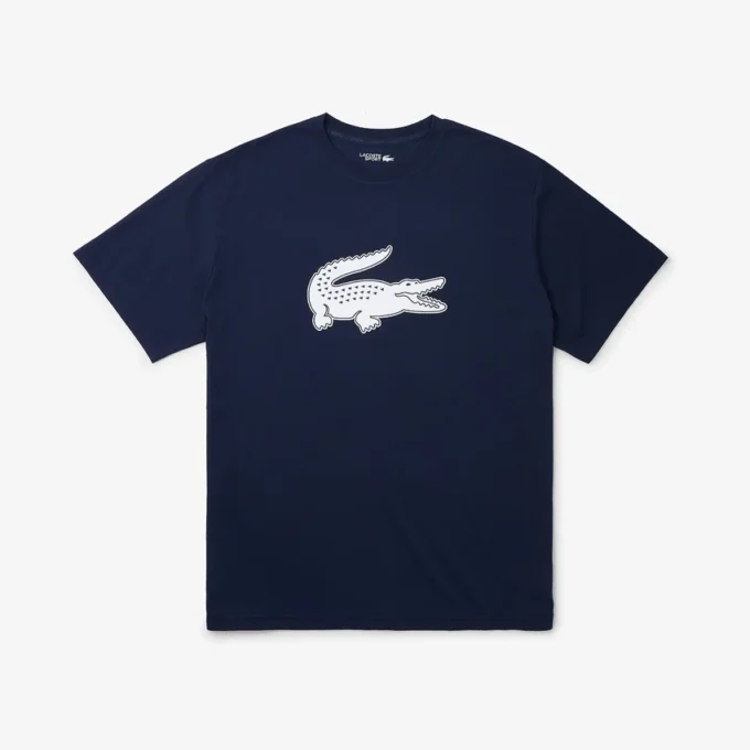 Herren Sport Big Fit atmungsaktives Logo-T-Shirt