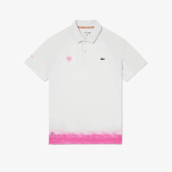 Herren-Sport-Poloshirt in Slim Fit, Roland Garros-Edition