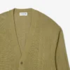Herren-Strickjacke aus fließendem Rippstrick
