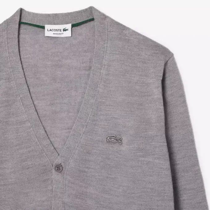 Herren-Strickjacke aus Merinowolle