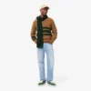 Herren-Strickpullover aus Wolle mit V-Ausschnitt