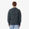 Herren-Strickpullover mit Intarsien-Krokodil
