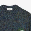 Herren-Strickpullover mit Intarsien-Krokodil