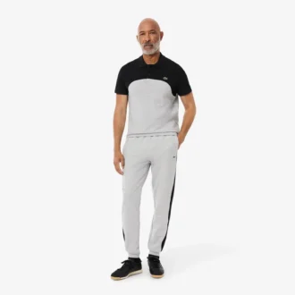 Herren-Sweathose mit konischem Schnitt und Farbblock-Design