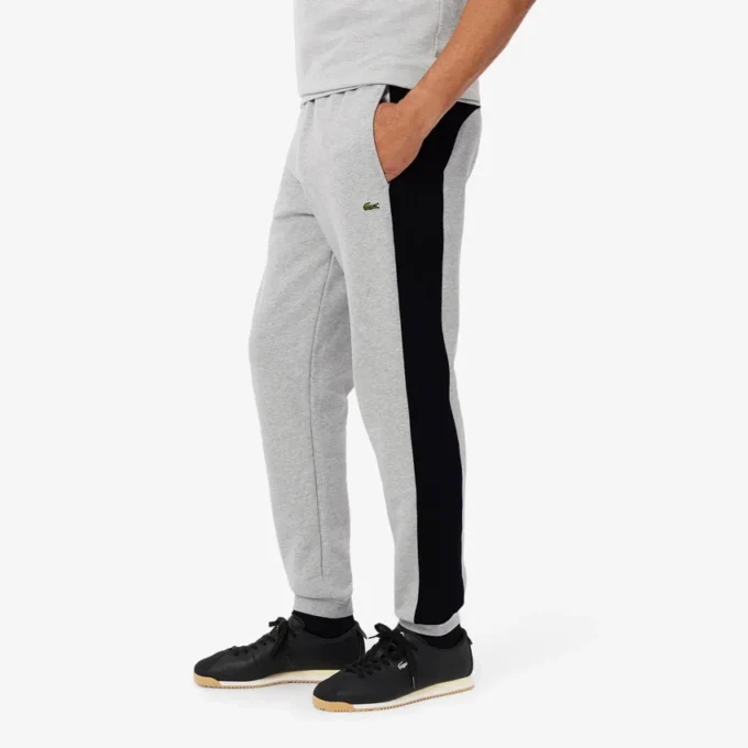 Herren-Sweathose mit konischem Schnitt und Farbblock-Design