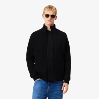Herren-Sweatshirt aus doppelseitigem Jersey mit Reißverschluss