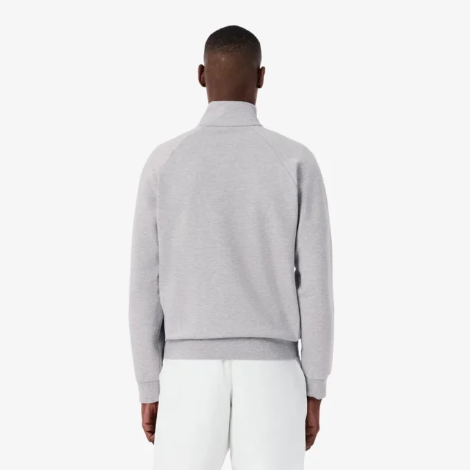 Herren-Sweatshirt aus doppelseitigem Jersey mit Reißverschluss