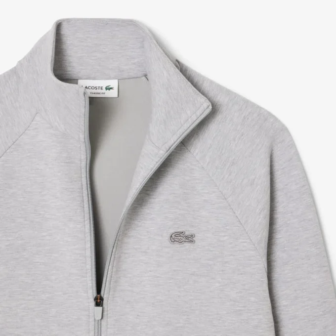 Herren-Sweatshirt aus doppelseitigem Jersey mit Reißverschluss