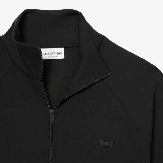 Herren-Sweatshirt aus doppelseitigem Jersey mit Reißverschluss
