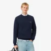 Herren-Sweatshirt aus Fleece in klassischer Passform