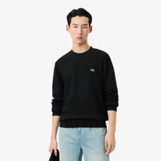 Herren-Sweatshirt aus Fleece in klassischer Passform