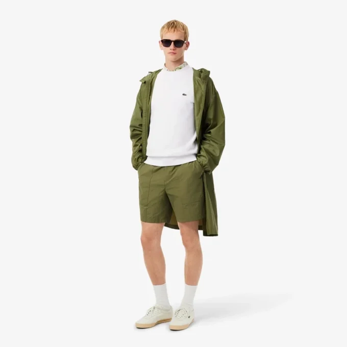 Herren-Sweatshirt aus Fleece in klassischer Passform