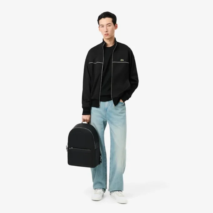 Herren-Sweatshirt aus Fleece in klassischer Passform