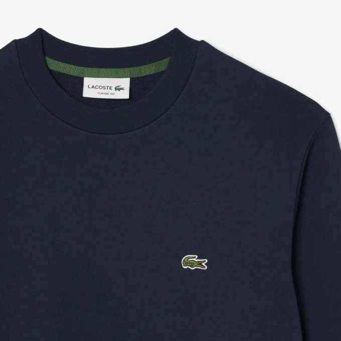 Herren-Sweatshirt aus Fleece in klassischer Passform