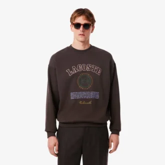 Herren-Sweatshirt aus Fleece mit Heritage-Stickerei