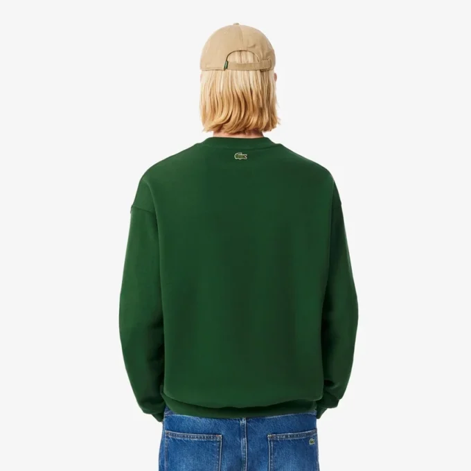 Herren-Sweatshirt aus Fleece mit Heritage-Stickerei