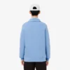 Herren-Sweatshirt mit geripptem Baumwollkragen