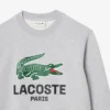 Herren-Sweatshirt mit Rundhalsausschnitt und Print in klassischer Passform