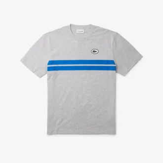Herren-T-Shirt aus Baumwolle mit Aufdruck auf dem Rücken